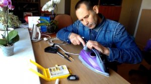 Разборка утюга Витек VT-1229, VT-1207, VT-12125 ч1