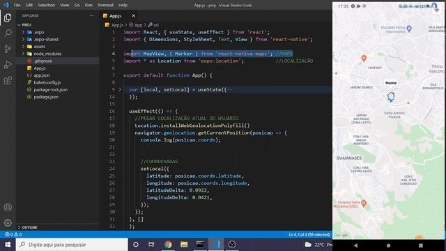 Map | React Native смотреть онлайн