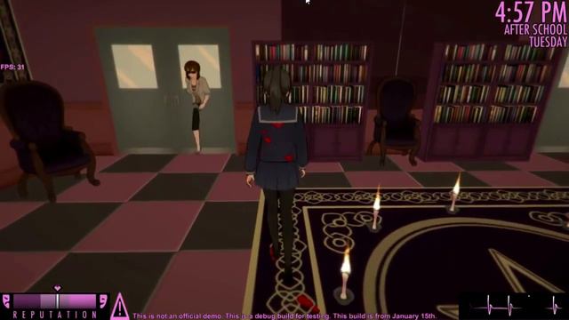COOL UNDERTALE SCREEN GLITCH! | Yandere Simulator Myths смотреть онлайн