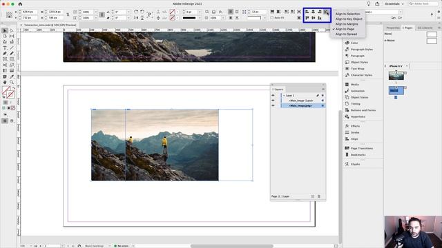 Learn how to animate text behind an image in Adobe InDesign смотреть онлайн