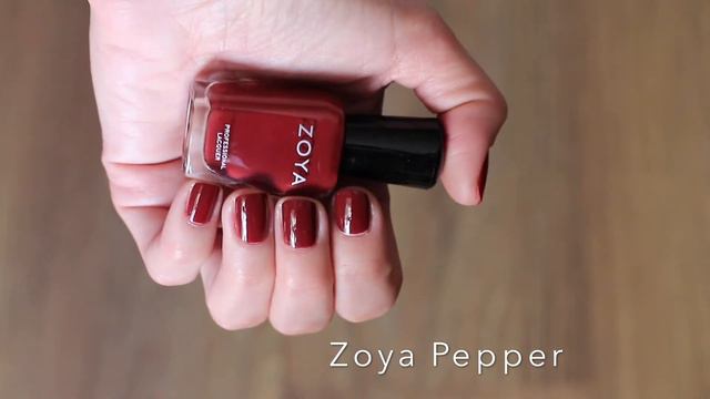 Обзор лак Zoya Pepper, swatch смотреть онлайн