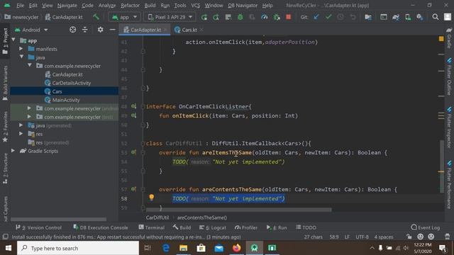DiffUtil - Improve performance of Recyclerview смотреть онлайн