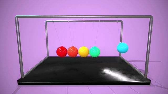 Newton's Cradle - Anim Loop (Front View) смотреть онлайн