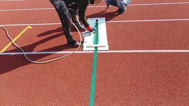 SFS Sportif athletic track marking (Разметка атлетической дорожки) смотреть онлайн