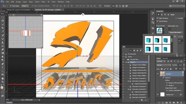 Cara Buat Tulisan 3D yang Awesome!!! Photoshop cs6 Extended смотреть онлайн