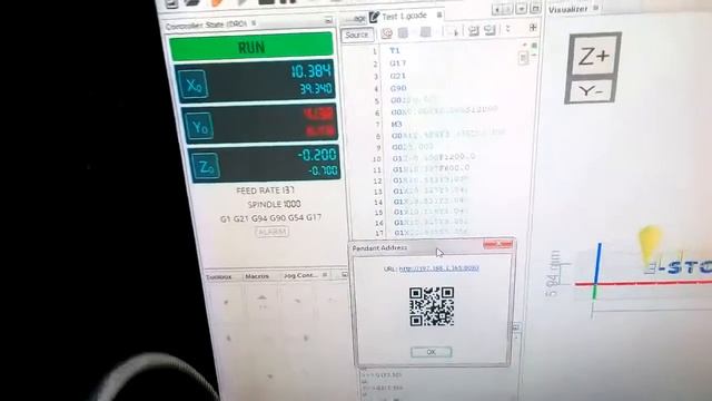 Universal Gcode Sender Controls Steppers Via Arduino With Grbl смотреть онлайн