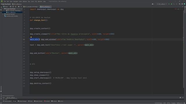 DearPyGui 003 - Callbacks смотреть онлайн