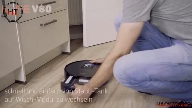 LIFE V80 Saugroboter Mit Wischfunktion | Intelligente Navigation | Automatischer Staubsauger Robote