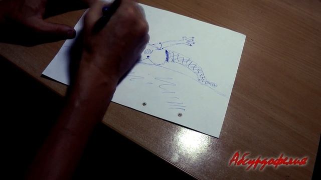 Как нарисовать голую женщину шариковой ручкой видеоурок искусство рисования Абсурдофелия лайфхаки смотреть онлайн