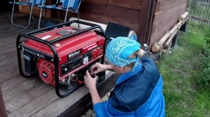 Замена аккумулятора в бензиновом генераторе Moller MR/GGT 3000E