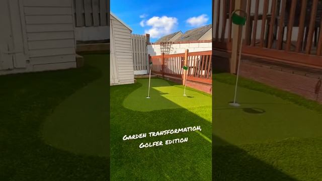 We transformed our garden into the ideal short game practice area! No excuses for bad putting now! смотреть онлайн