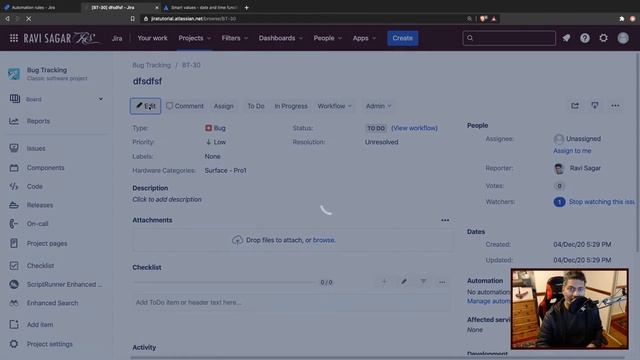 Jira Cloud Automation - Date difference смотреть онлайн