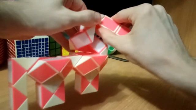 Огромная змейка Рубика (72 элемента)! Как собрать верблюда (camel) из змейки Рубика) смотреть онлайн