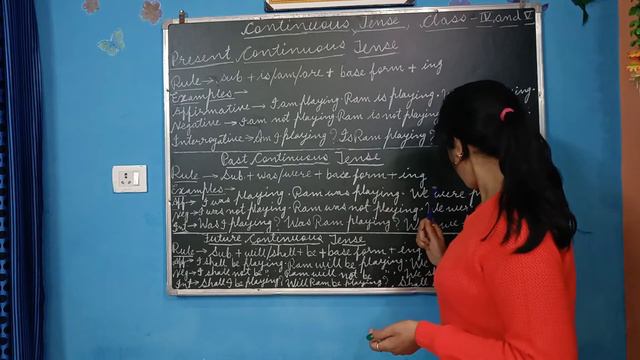 CONTINUOUS TENSE || FOR CLASS 4 AND 5 || смотреть онлайн