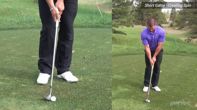 Short Game Golf Tips: Add spin with chip shots and pitch shots смотреть онлайн