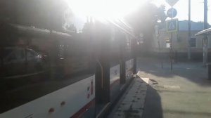 (Краснодар) Трамвай нового поколения. Маршрут N-1. борт 382.