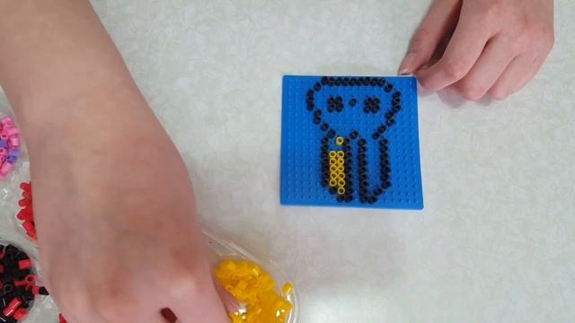 Зайчик/ кролик. Поделка из термомозайки смотреть онлайн