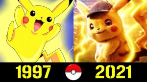 ⚡ Пикачу - Эволюция (1997 - 2021) ! Все Появления в Мультфильмах и Кино !