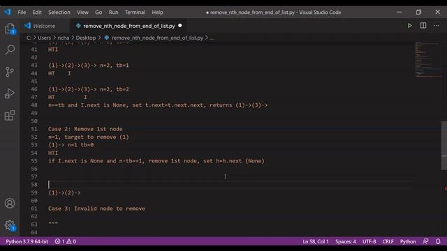 LeetCode #19: Remove nth Node From End of List смотреть онлайн