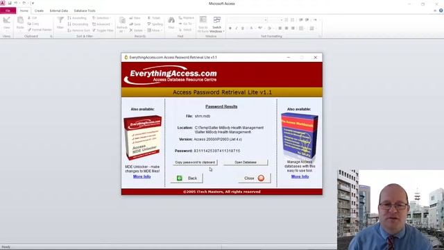 Crack Forgotten Access .MDB Database Password (For FREE!) смотреть онлайн