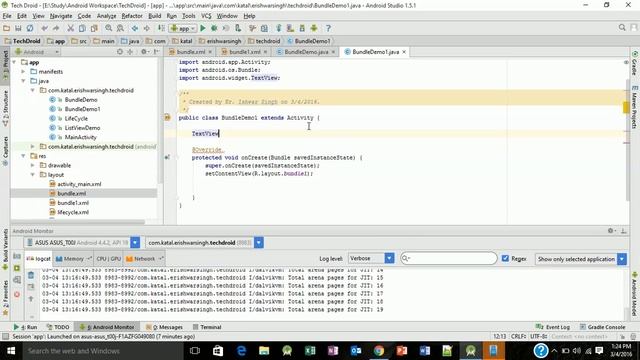 Lesson 26 (Android Studio) Setup Controls for Bundle смотреть онлайн