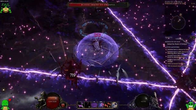 Last Epoch 0.8.4F Aurammerdin Void Knight Sentinel Blood Shade of Orobyss (empowered lvl 100) смотреть онлайн