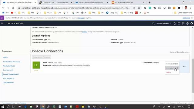 Console Connection OCI смотреть онлайн