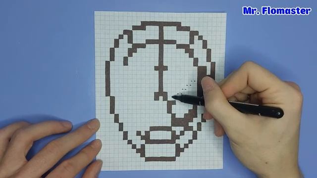 Как Рисовать Человека-Паука #2 ? - Рисунки по клеточкам / How to Draw Spider-Man ? - Pixel art смотреть онлайн