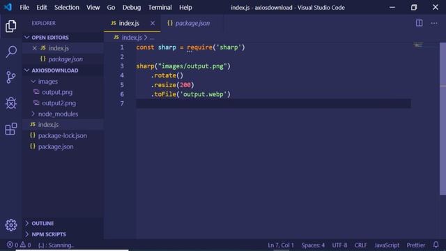 Sharp Node.js Tutorial | Converting JPG PNG Images to WEBP Format смотреть онлайн
