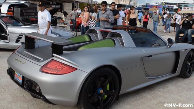 Satin Silver Carrera GT with Straight Pipes- Start up, revving, taking off смотреть онлайн
