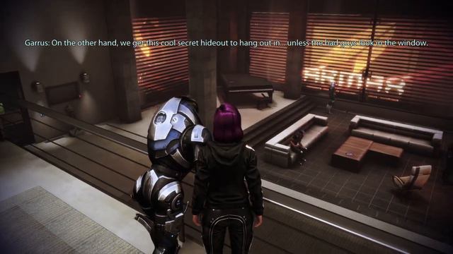 Mass Effect Legendary Edition Garrus "Cool hideout as long as no one looks in the window" смотреть онлайн
