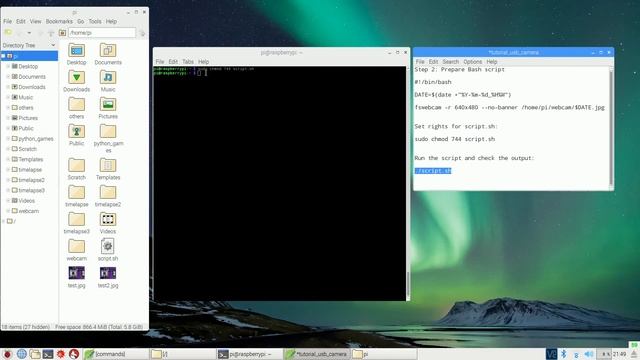 Raspberry Pi 3 USB microscope timelapse tutorial смотреть онлайн