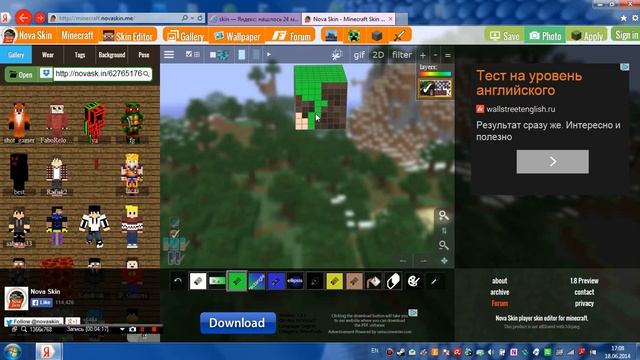 Как создать скин на пиратку майнкрафта(1.5.2) смотреть онлайн