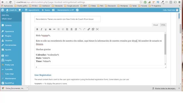 ??? Cómo Poner un Calendario de Reservas en WordPress 2022 (booked Plugin Wordpress) смотреть онлайн