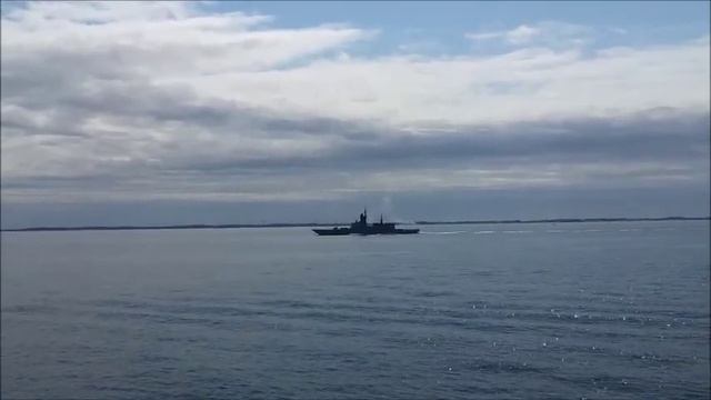 Российские корабли «Стерегущий» и «Сообразительный» в Датских проливах смотреть онлайн