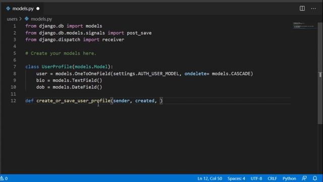Django User Profile with Django Signals | Using Django Signals to link Models смотреть онлайн
