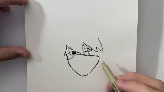 Как нарисовать Какаши из Анбу смотреть онлайн