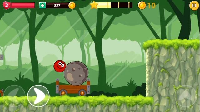 Новый КРАСНЫЙ ШАР Приключения. 10-16 УРОВНИ. Мультик ИГРА Red Ball Adventure смотреть онлайн
