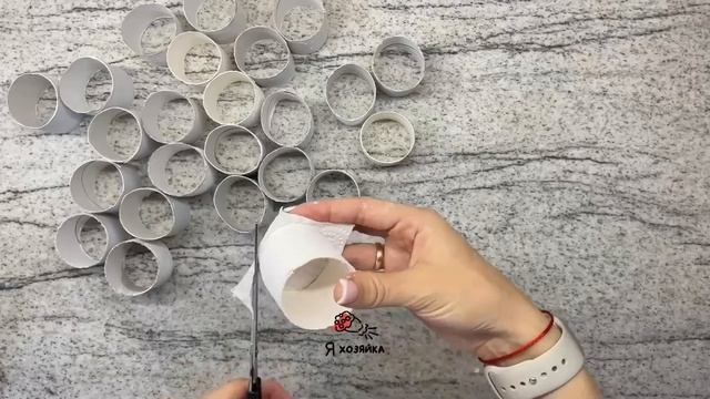 НЕ ВЫБРАСЫВАЙТЕ КАРТОННЫЕ ВТУЛКИ! СМОТРИТЕ КАКУЮ КРАСОТУ Я ИЗ НИХ ДЕЛАЮ. DIY. ИДЕИ ИЗ МУСОРА. смотреть онлайн