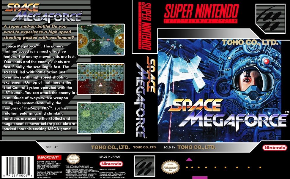 Super Nintendo (Snes) 16-bit Space Megaforce Полное Прохождение