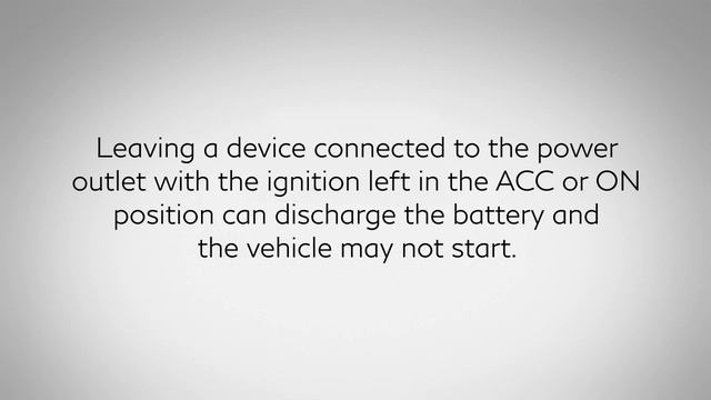 2020 INFINITI QX60 - Power Outlets