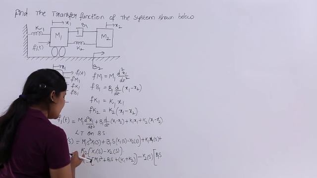 Problem on Mechanical Translational System Including Friction смотреть онлайн