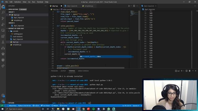 Advent of Code | Day 1 in PYTHON смотреть онлайн