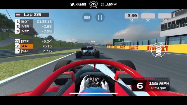 F1 Mobile Racing Game Challenge: CAN WE SURVIVE HUNGARY?! ALL ASSISTS OFF & HARD AI смотреть онлайн