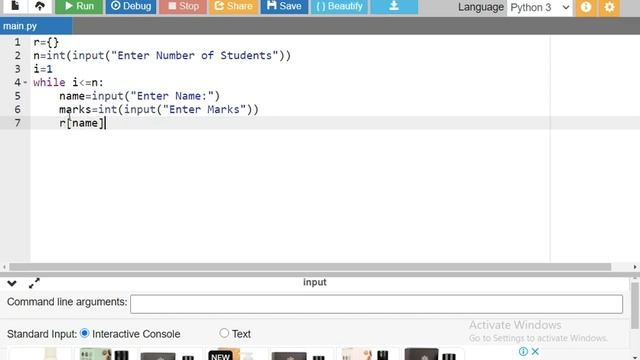 Dictionary Problem in Python смотреть онлайн