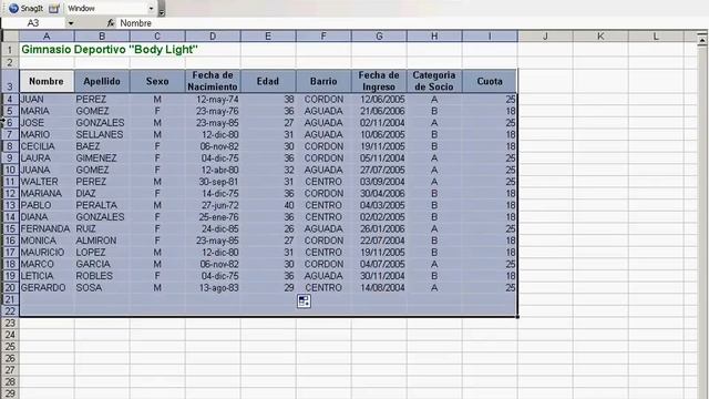 Tutorial ejercicio 6 de excel parte 1.mpg смотреть онлайн