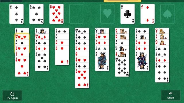 Classic\Mixed I\FreeCell: Hard - Play the 10♥ to the Foundation in no more than 44 moves смотреть онлайн