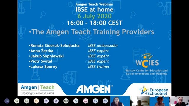 Amgen Teach | IBSE at Home Webinar | Main Session смотреть онлайн