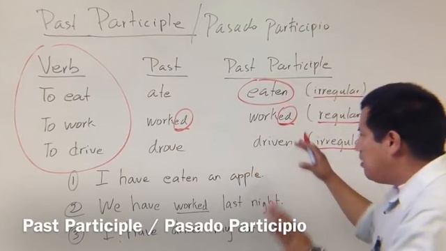 Past Participle / Pasado Participio En El Inglés смотреть онлайн