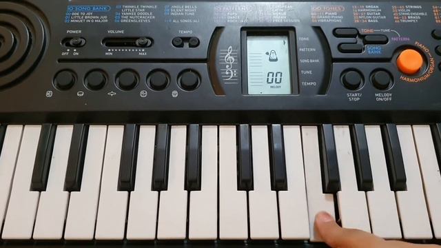 Easy Jingle Bells Tutorial On Casio SA-77
